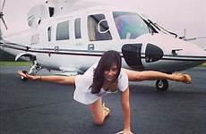 helicopter style sex yoga pose baldwin hilaria luxury airplane chopper awkward reality land tv fly own