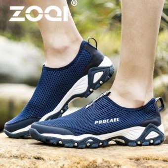 Rabu, 9 mei 2018 21:30. ZOQI Pria Fashion Olahraga Sepatu Outdoor Hiking SEPATU ...