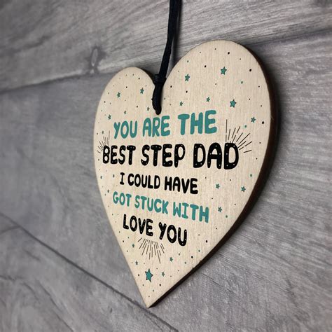 Searching for the best gifts for christmas presents idea for dad? Step Dad Gift Wood Heart Step Dad Birthday Christmas Thank You