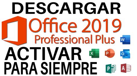 Office dan activator office 2016, namun pada link di bawah akan saya berikan link valid dari ms. Descargar Office 2019 ACTIVADO para SIEMPRE LICENCIA ...