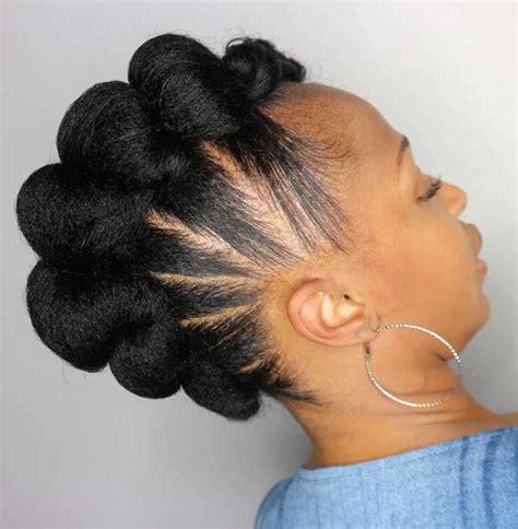 Make waves with a beautiful updo hairstyle. 35 Protective Hairstyles for Natural Hair Captured on ...