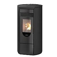 Poêles à bois, poêles à granulés, foyers, inserts etc. Poêle à granulés Supra Anaïs Noir 7 Kw | Castorama