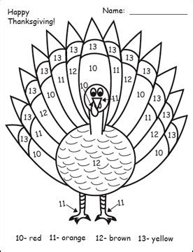 Do you want some free thanksgiving printables? Coloring Pages: Turkey Color Words Worksheet, thanksgiving ...