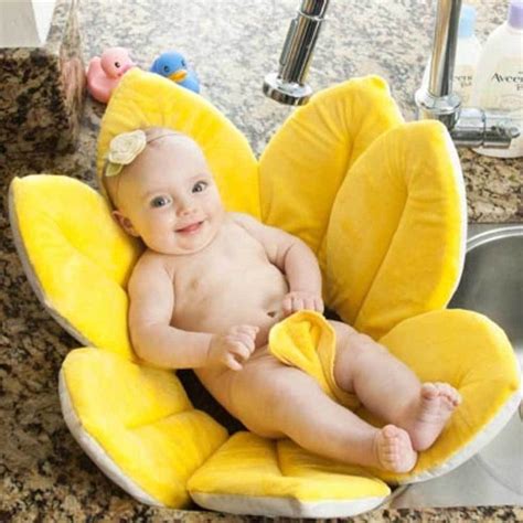 Nonslip baby shower bath tub flower pad bath infant newborn safety security bath support cushion bathtub mat newborn shower seat. Newborn Baby Flower Bath Mat - Anti-slip Sponge Cushion ...