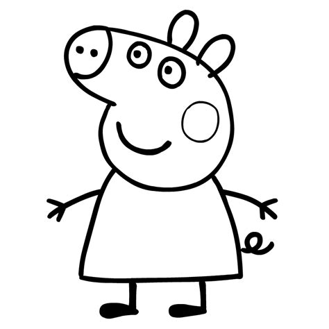 Disegni per i bambini, personaggi cartoni animati, fiabe e favole per bambini. Disegni Da Colorare Su Peppa Pig