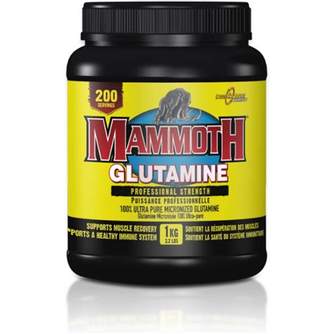 Interactive Nutrition Mammoth Glutamine | Nutrition website, Sports nutrition, Nutrition