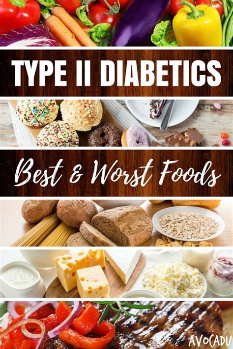 Just know which foods are better suited for diabetics and stick to them. Type II Diabetics - Best and Worst Foods - Avocadu