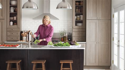 To help make your kitchen as inviting as it is functional, martha stewart living introduces a selection of cabinetry, countertops, and hardware available exclusively at the home depot. Video: Martha Stewart Talks PureStyle Kitchen Cabinets | Martha Stewart