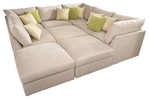 Maybe you would like to learn more about one of these? Square Sectional Sofa | Contemporary sectional sofa, Pit ...