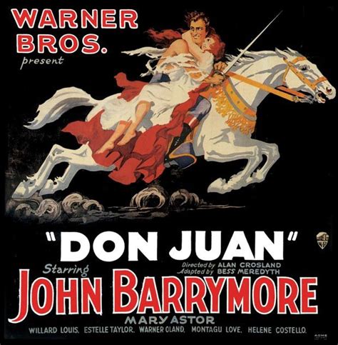 Before movies talked, they clacked with swords, gonged with wedding bells and pulsed with perfectly matched orchestral accompaniment. Don Juan Poster Image 1926 | Film posters, Movie posters ...