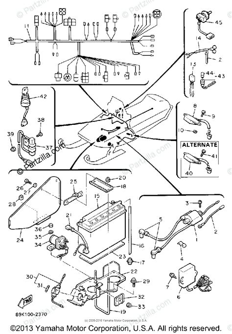 • plug gap @ out of specification~regap. Yamaha Snowmobile 1992 OEM Parts Diagram for Electrical - 1 | Partzilla.com