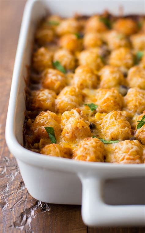 Cauliflower tater tot casserole brings comfort to a weeknight meal. Best Cauliflower Cheesy Tater Tot Casserole Recipe ...