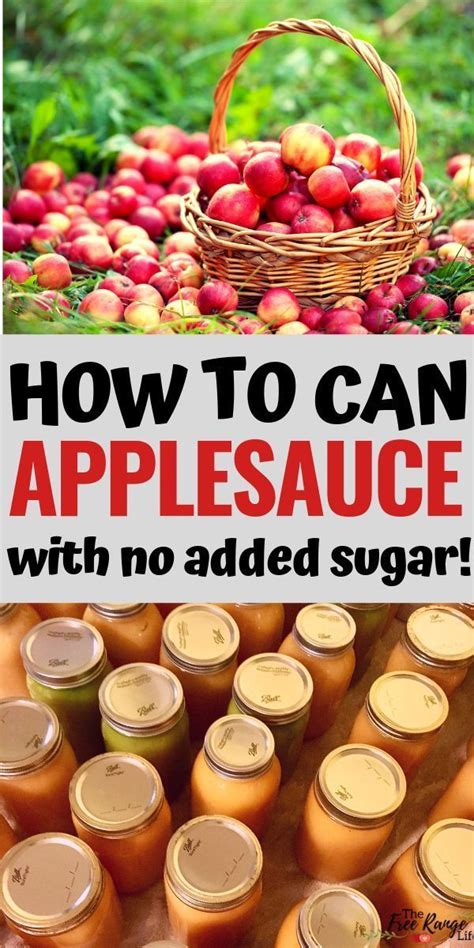 Cook apples with just enough water so they don't stick. Canning Applesauce- Super Easy Homemade Applesauce ...