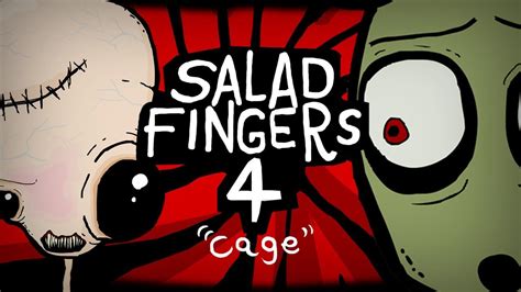 Baby holding finger quotations to help you with salad finger and dr evil finger: Salad Fingers 4 - Cage | Salad fingers, Salad, Finger