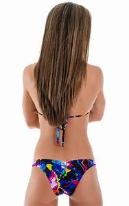 Surfer Girl Scrunchie Swimsuit Bottom Low Rise Rio Style