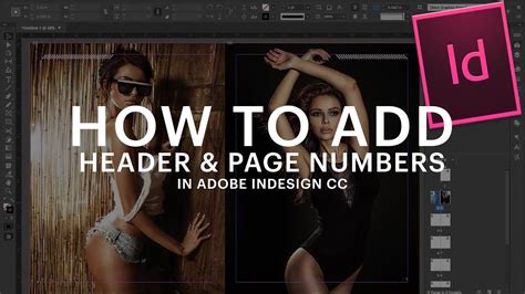 You might know how to insert page numbers to a word document, but pdf is not the same as a word document. How to Add Header & Page Numbers in Adobe Indesign CC ...