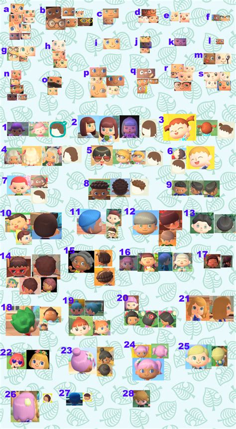 Getting the right kind of hair in animal crossing. Compilation of all currently known faces & hairstyles - AnimalCrossing in 2020 | Animal crossing ...