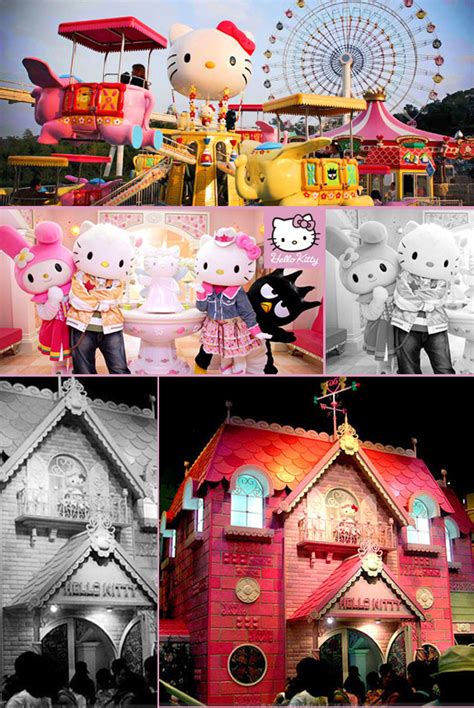 Both theme parks, based on prominent cartoon characters hello kitty and thomas the tank engine respectively, offers performances, rides, tours. Xing Fu: THERE'S A HELLO KITTY TOWN DOWN SOUTH