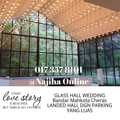 Ideal as 'rumah persinggahan' for your wedding day. Forest Valley Hall Mahkota Cheras - Wedding Packages