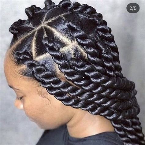 Braids hairstyles are very popular among kenyan women. Pin by Alexis Doe on Hair | Twist braid hairstyles ...