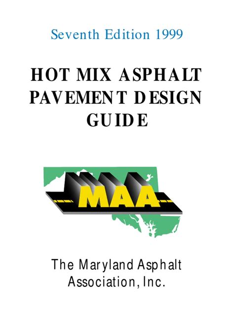 Hot Mix Asphalt Pavement Design Guide | Road Surface ...