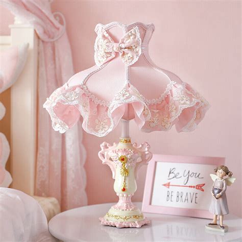 Every princess bedroom needs a touch of glitter, and since lights are a lot like glitter, it makes all good sense to make switches shine bright. Pink Princess Led Table Lamps for Girl Bedroom Bedside ...
