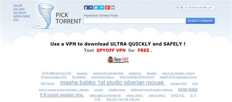 Don't visit these free movie downloading sites without having secured a vpn connection otherwise you' are inviting the hackers to attack the virus and theft your data and breach the security. Picktorrent Alternatives and List of Unblocked Picktorrent ...