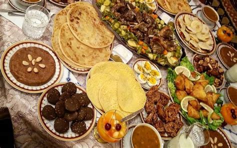 Repas complet pour le ftour ramadan 2021. Alerte au gaspillage alimentaire pendant le mois de ramadan au Maroc