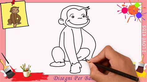 Arte creativa per bambini disegni facili da copiare per. Disegni di scimmie FACILI per bambini | Come disegnare una ...