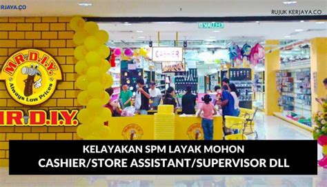 Mr diy akan membuka 33 cawangan baharu di seluruh negara meliputi jenama di bawah kendaliannya iaitu mr diy, mr toy dan mr dollar. MR DIY • Kerja Kosong Kerajaan