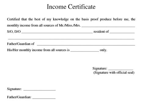 Format of salary certificate and sample . Income Certificate Format Jk / Jammu And Kashmir Death ...