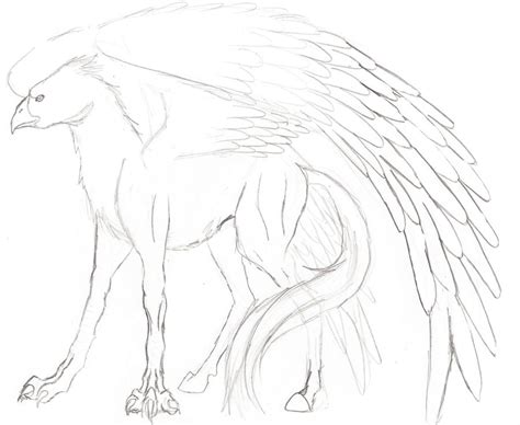 Hippogriff, be legendary hybrid coloring book hippogriff, a mythical creature that has the appearance of a winged horse with head and forelegs of an eagle coloring page more mythical creatures coloring pages Hippogriff Coloring Pages Coloring Pages