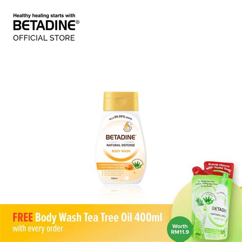 Get great deals on ebay! Betadine Natural Defense Nourishing Manuka Honey Body Wash ...