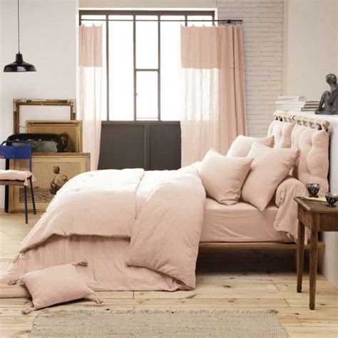 Perfetto per dare un tocco di raffinata eleganza alla camera da letto. Runner letto garza di cotone (150 x 150 cm) Gaïa Rosa ...