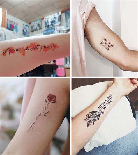 While you'll commonly see latin phrases in a handwritten or calligraphy writing style, these look great in old english and block text styles too. 13 Trendy Latin Tattoo Designs