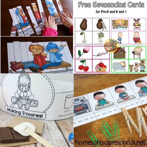 Allow them to arrange the cards in the order they want to to make up their own story. Free Printable Sequencing Cards | Sequencing cards, Kindergarten themes, Cards