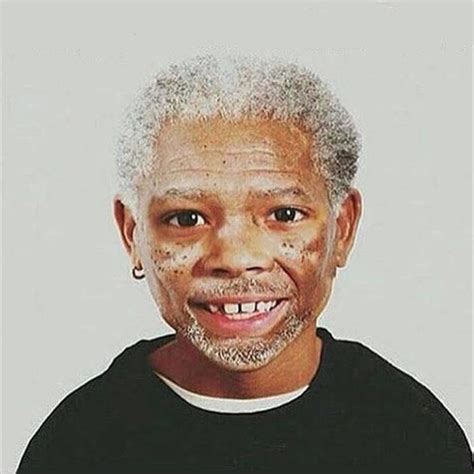 The best gifs are on giphy. Morgan Freeman, age 8. | Rebrn.com