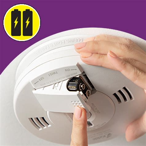 Battery powered smoke detectors should have a test button or chirp when the battery starts to. Kidde Hardwired 3-in-1 LED Strobe and Combination Smoke ...