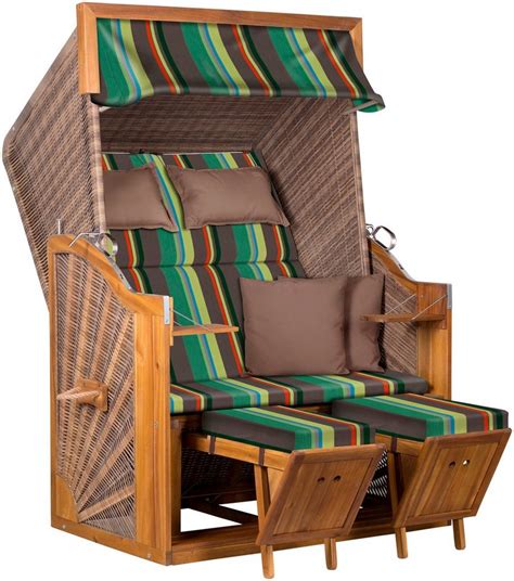 * * * * #wochenende #wohlfühloase #. deVries Strandkorb »TRENDY PURE - Greenline 120 ...