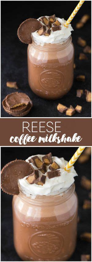 Good humor and reese's already did the hard work when they remixed the chocolate peanut butter cups into ice cream bars. Reese Coffee Milkshake | Recipe | Coffee milkshake ...