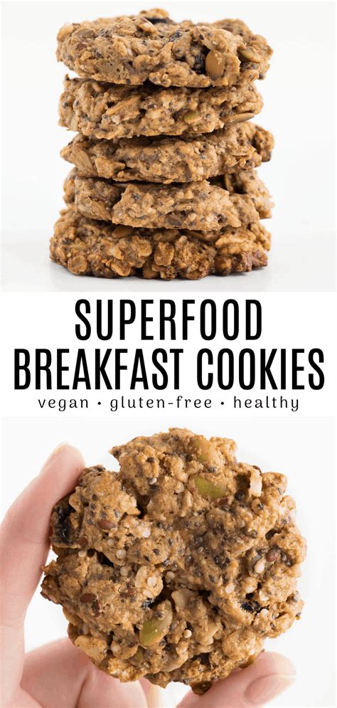 5.00 out of 5 based on 12 customer ratings. These superfood breakfast cookies are crunchy, nutty, and ...