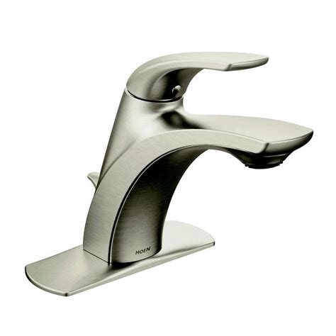 Related:bathroom faucet brushed nickel waterfall bathroom faucet brushed nickel widespread bathroom faucet widespread bathroom faucet chrome moen bathroom faucet brushed nickel bathroom brushed nickel single handle hole bathroom sink vanity faucet mixer taps anf209. Moen Zarina Spot Resist Brushed Nickel 1-Handle Single ...