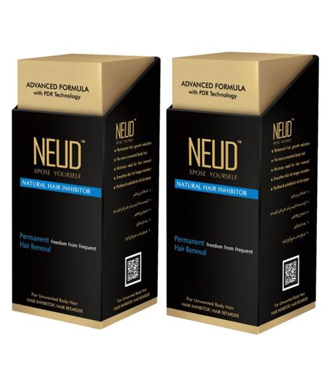 Hair removal creams have come a long way. NEUD Natural Hair Inhibitor Permanent Hair Removal Cream ...