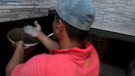 Cara memasang granit kitchen set. Pasang kitchen set dapur tercepat. Part. 1 - YouTube