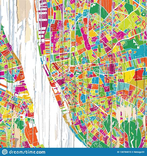 Colorful Liverpool map stock vector. Illustration of ready - 130784015