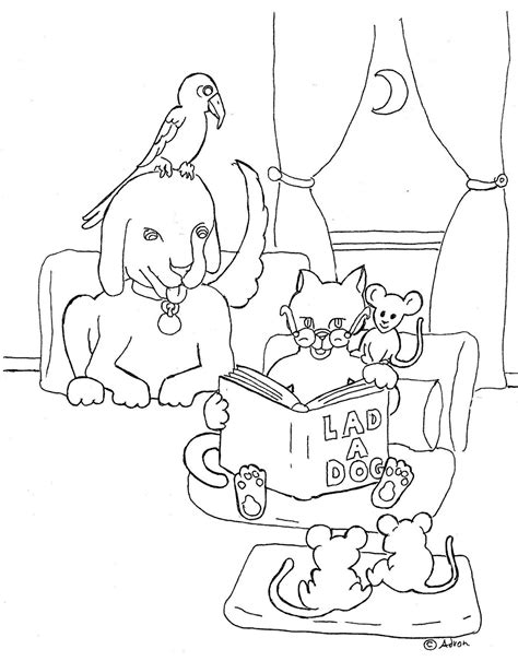 So we've been curators of the best cat books, picture books and chapter books, for kids. Pin by Adron Dozat on Coloring Pages for Kid | Cat reading ...