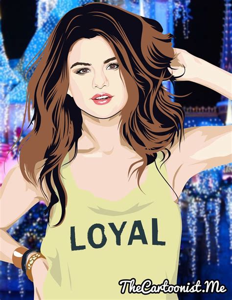 Selena Gomez #SelenaGomez by: #TheCartoonist | Selena ...