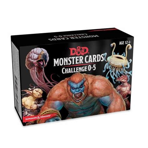 Prepare faster and have more fun running dnd games! Dungeons & Dragons: Monster Cards 0-5 - Spelhuis