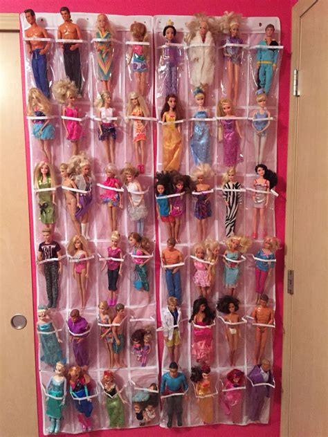 Item of inspiring kids room interior design ideas. Barbie storage Over the door shoe organizer | Barbie ...