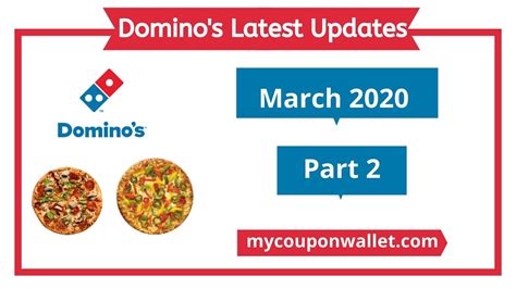Updated daily with any new deals we find! Domino's Latest Coupons 2020 | Domino's March 2020 Coupons ...
